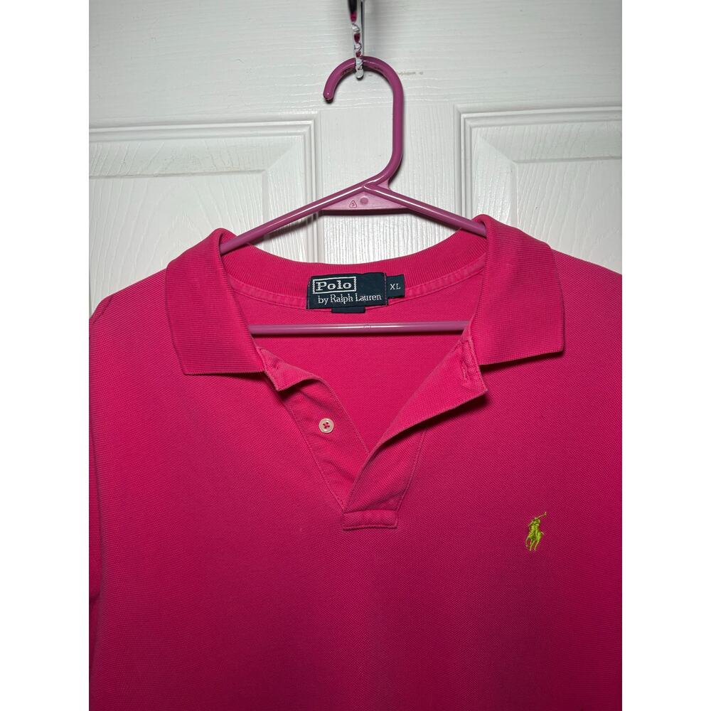Ralph Lauren Polo men’s pink shirt size XL - Picture 2 of 3